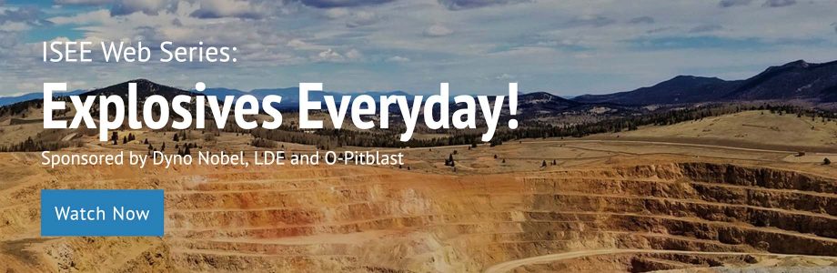 Explosives Everyday webinar