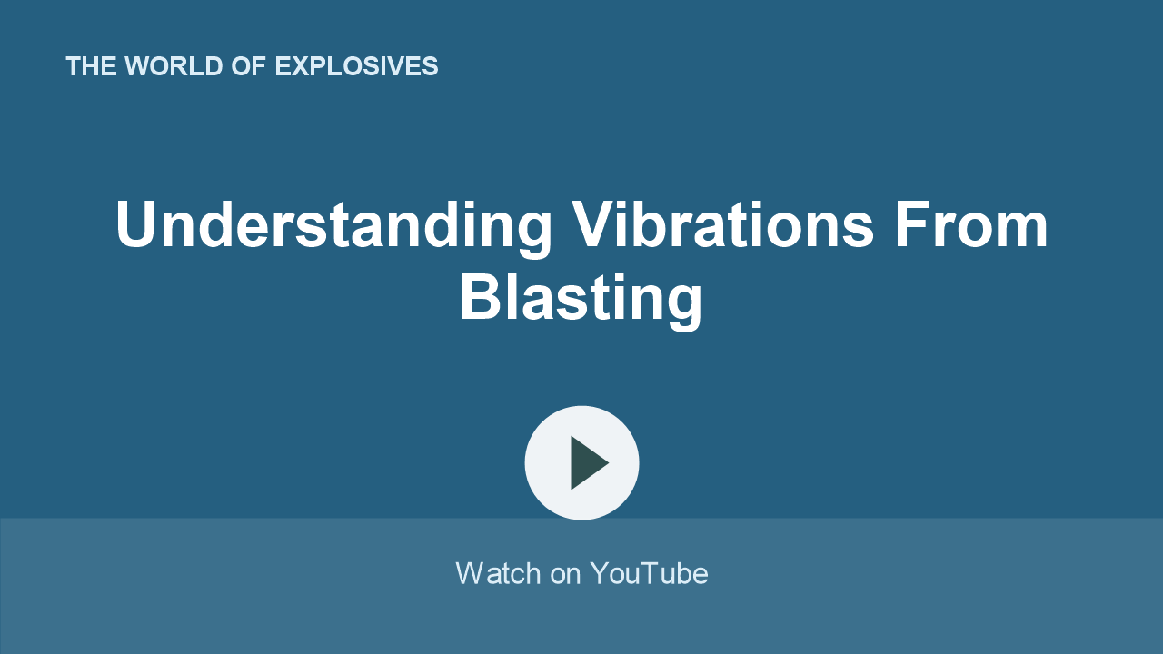 Understanding Vibrations From Blasting